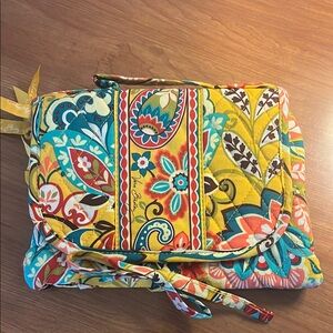 Vera Bradley Small Multicolor Floral Women's Travel Pouch/ Cosmetic Bag